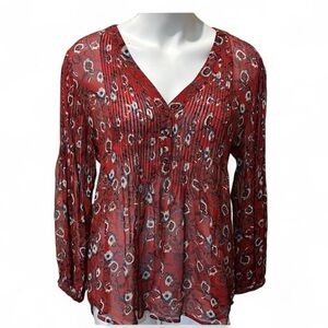 Veronica Beard silk blouse. Sheer. Size 4